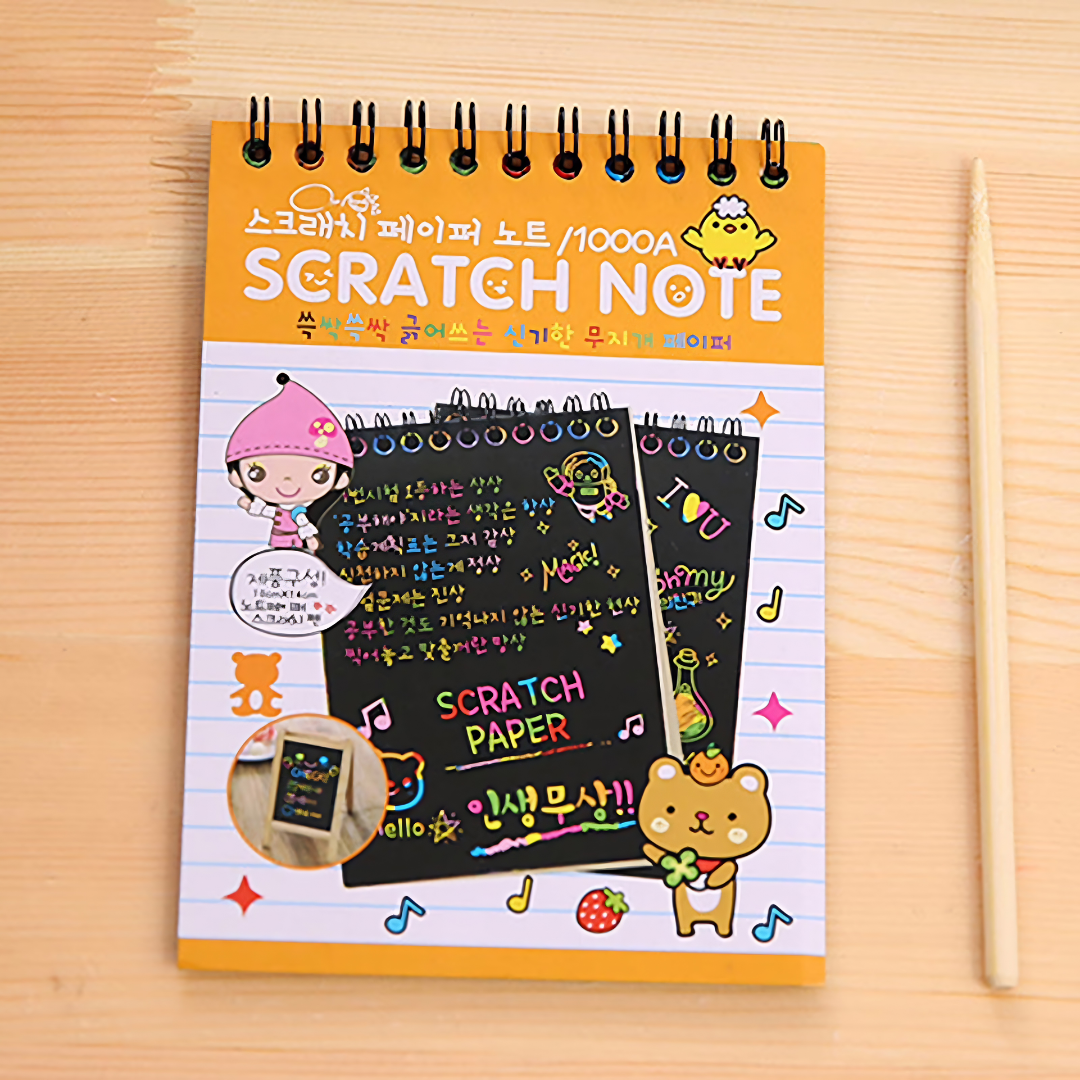 Rainbow Scratch Note