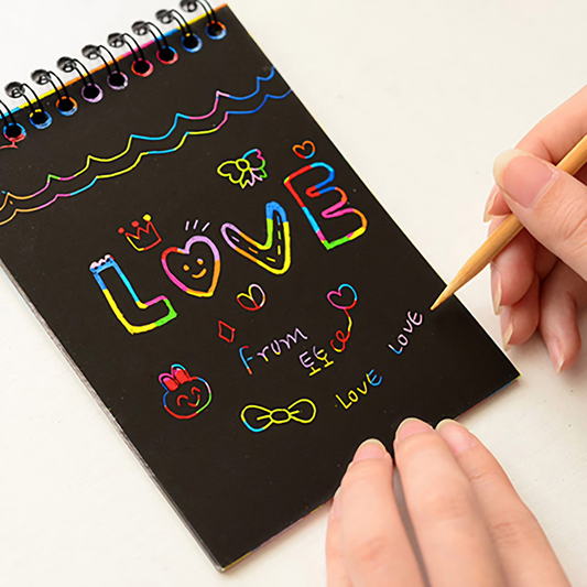 Rainbow Scratch Note
